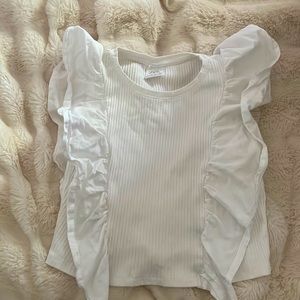Zara shirt, white, XS, never worn.